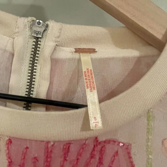 Free People Jewel Mini Dress - White Multi, Small - Picture 6 of 9